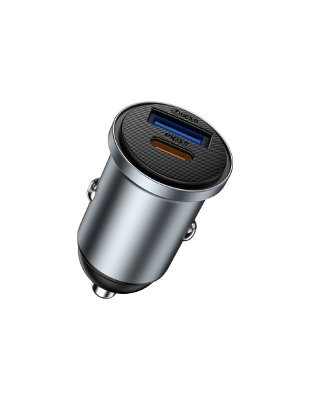 35W Nano Lite A+C Fast Car Charger Grey