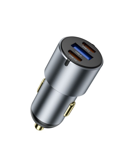 60W Nano Pro A+2C Fast Car Charger Grey