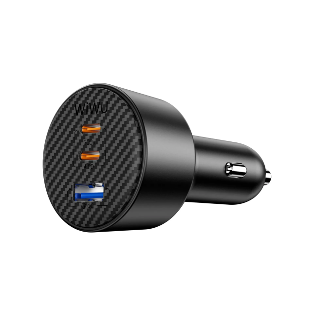 Cargador para Coche de 200 W Aramid Fiber (Negro)
