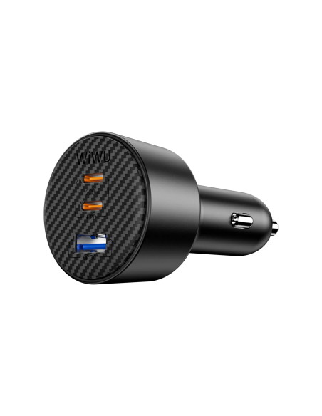 Cargador para Coche de 200 W Aramid Fiber (Negro)