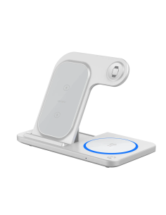 Cargador inalámbrico plegable 3 en 1 15 W