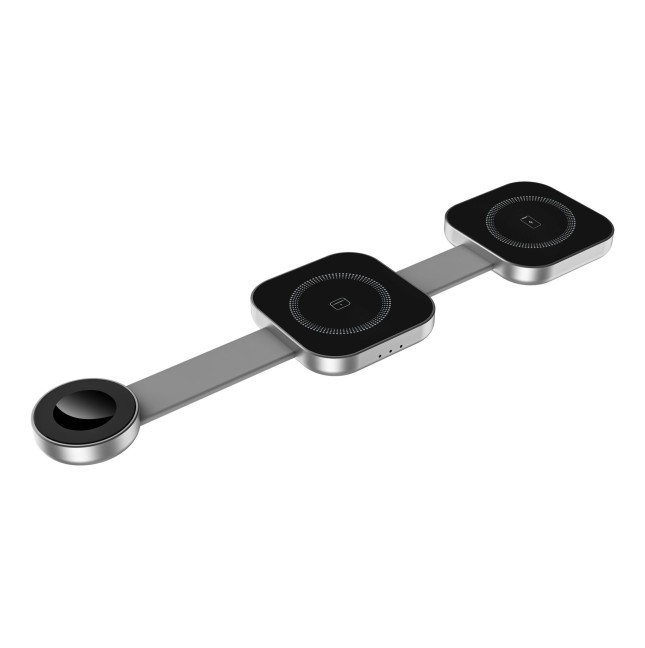 Planeta Trio Cargador Inalámbrico Plegable 3 en 1