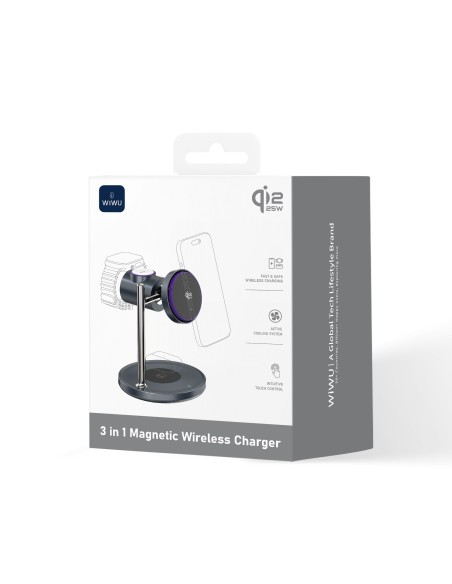 25W Qi2.2 3 en 1 Soporte Magnético