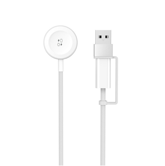 Apple Watch 2-in-1 Magnetic Charging Cable USB-A and USB-C