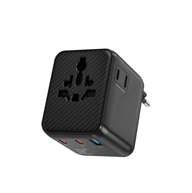 25W GaN Universal Travel Adapter Aramid Fiber