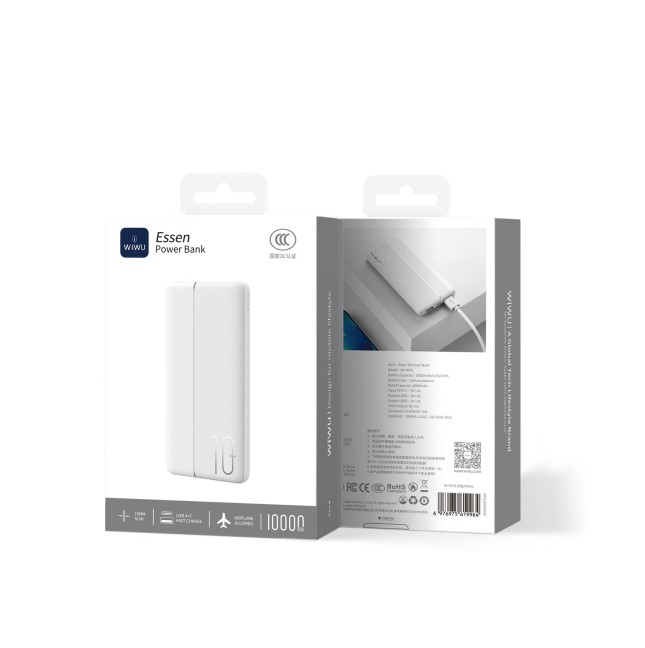 Power Bank Essen 2A 10000mAh Blanco