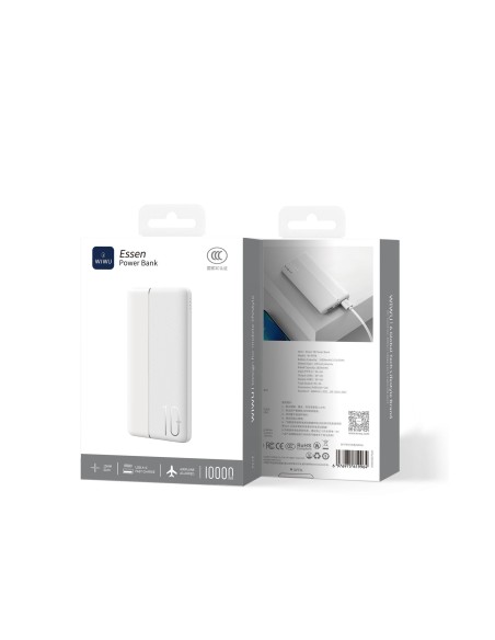 Power Bank Essen 2A 10000mAh Blanco