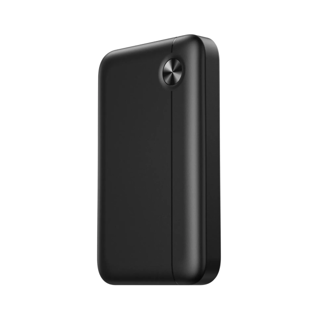Ultra-thin External Battery with Fast Charging PD + QC 10,000mAH – 22.5W Black