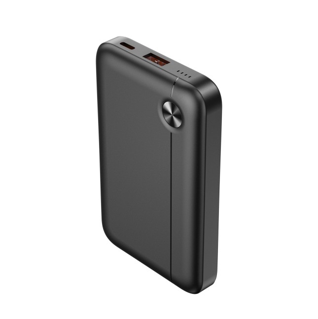Batería Externa Ultrafina de 10000 mAh y 22,5 W (PD + QC), Negro