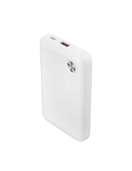 Batería Externa Ultrafina de 10000 mAh y 22,5 W (PD + QC), Blanco