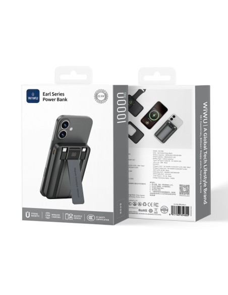 Powerbank de 10000mAh y 22.5W Negro