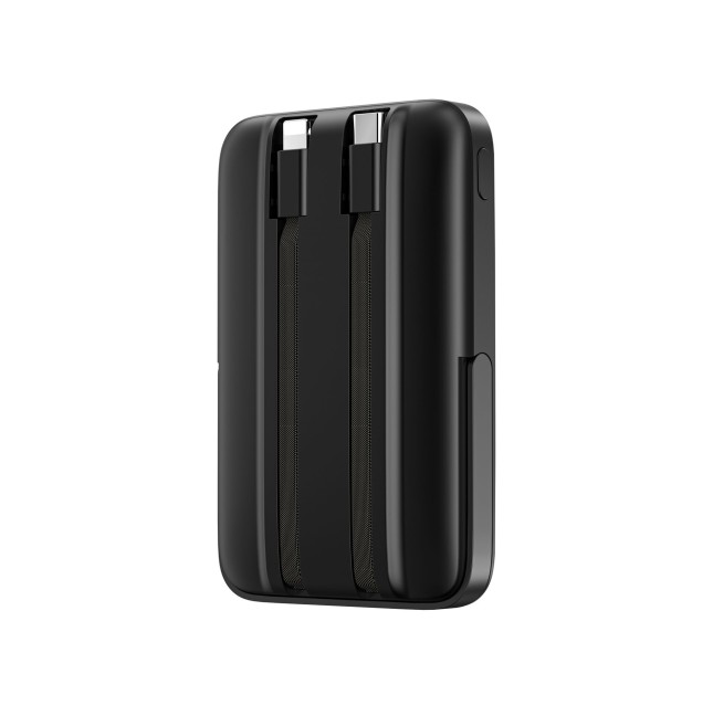 Power Bank MagSafe 3 en 1 de 10.000 mAh con Soporte Pioneer (Negro)