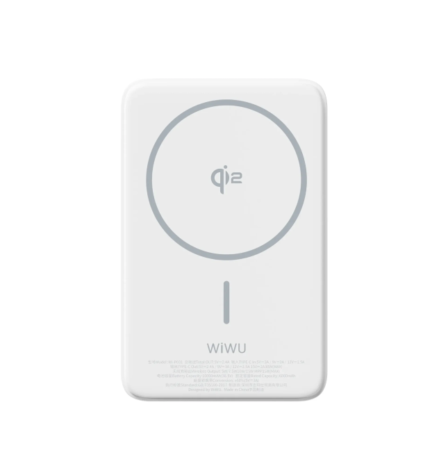 Qi2 15W+30W 10,000mAH Magnetic Power Bank with Stand