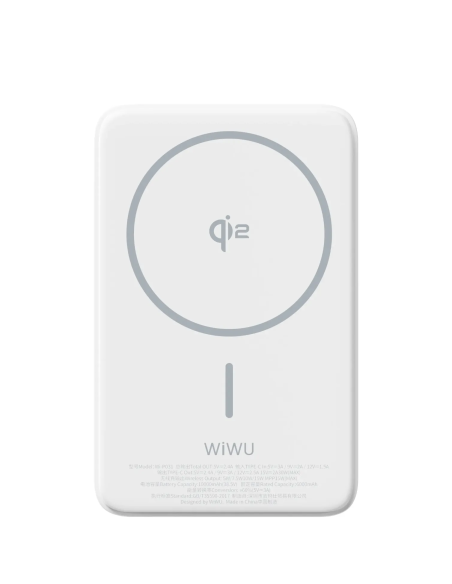 Powerbank con Magsafe Carga Qi2 10.000 mAh 15W+30W con Soporte