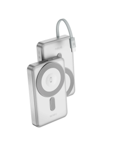 Powerbank Magsafe de 10000 mAh y 22.5 W Plata