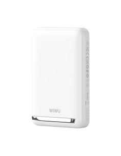 20W 10,000 mAh Magnetic Power Bank with Integrated Stand White