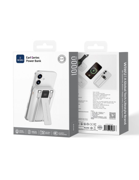 Powerbank de 10000mAh y 22.5W Blanco