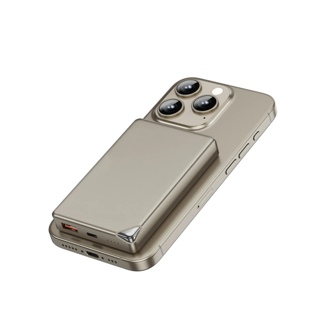 Batería Externa Ultrafina de 10000 mAh, Gris