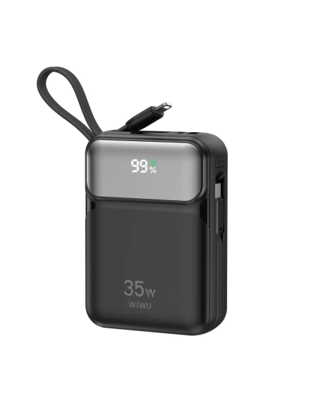 Power Bank de 10000mAh y 35W Negro