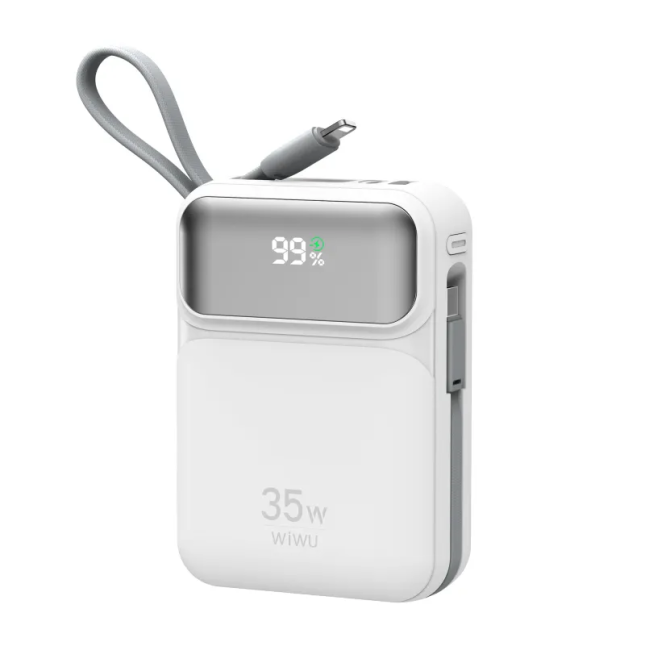 Powerbank de 10000mAh y 35W Blanco