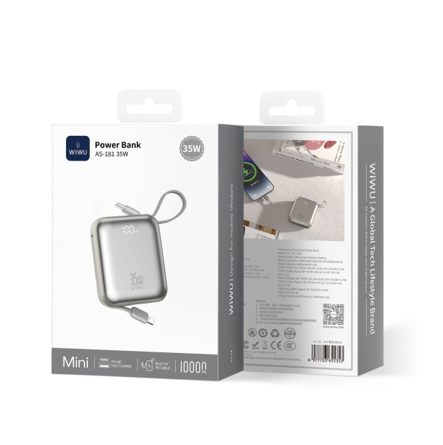 Powerbank Galaxy Pro 35W, Blanco