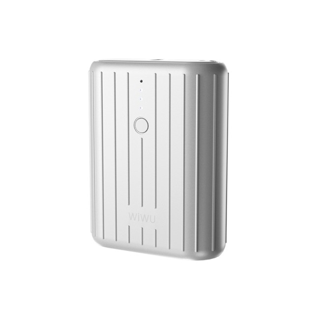 Power Bank 10000 mAh y 22.5 W Plata