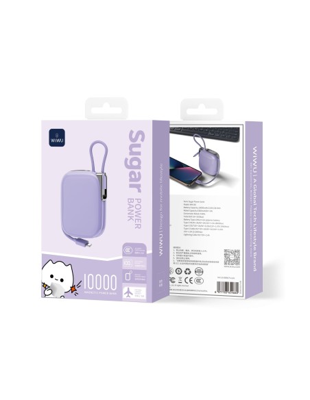 Powerbank 10000mAH 22.5W Morado