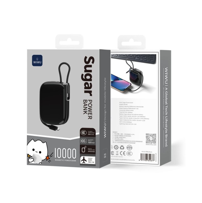 Power Bank 10.000mAh y 22.5 W Negro