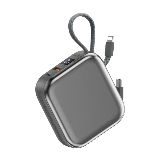Cube 22.5W 10,000mAh Titanium Power Bank