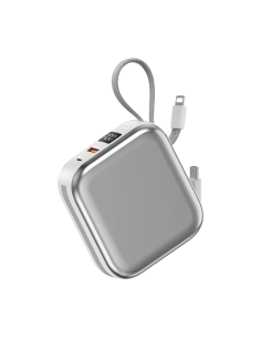 Cube External Battery 22.5W 10,000mAH White