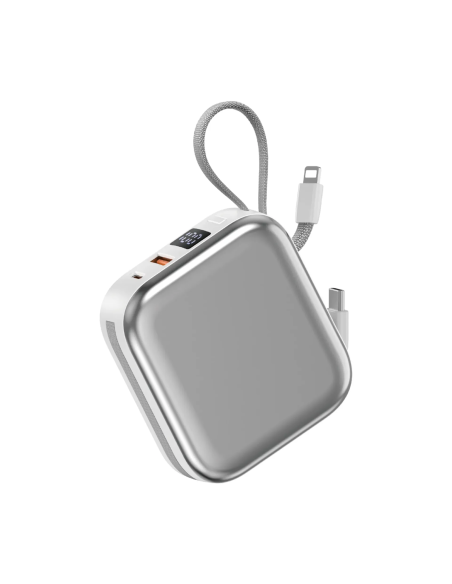 Powerbank Titanio de 10000 mAh 22.5W Blanco