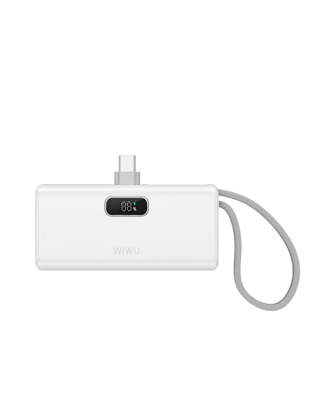 Mini External Battery ESPRESSO 5,000mAH White
