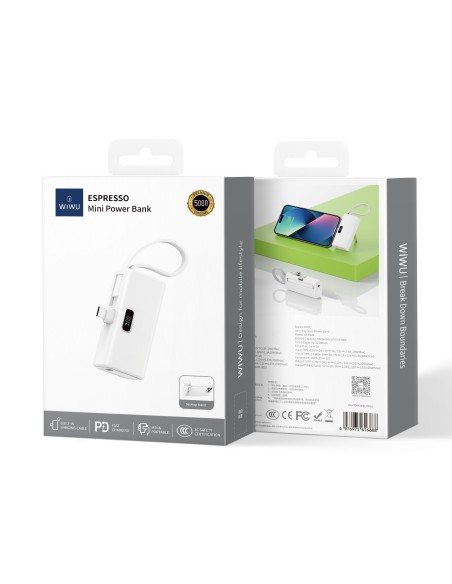 Powerbank Mini de 5000mAh Blanco