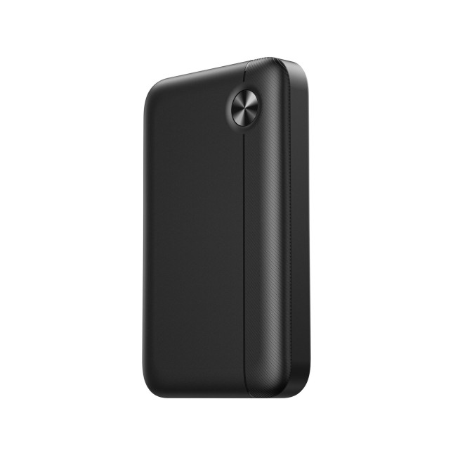 Power Bank 10000 mAh 22,5W con cable integrados, Negro