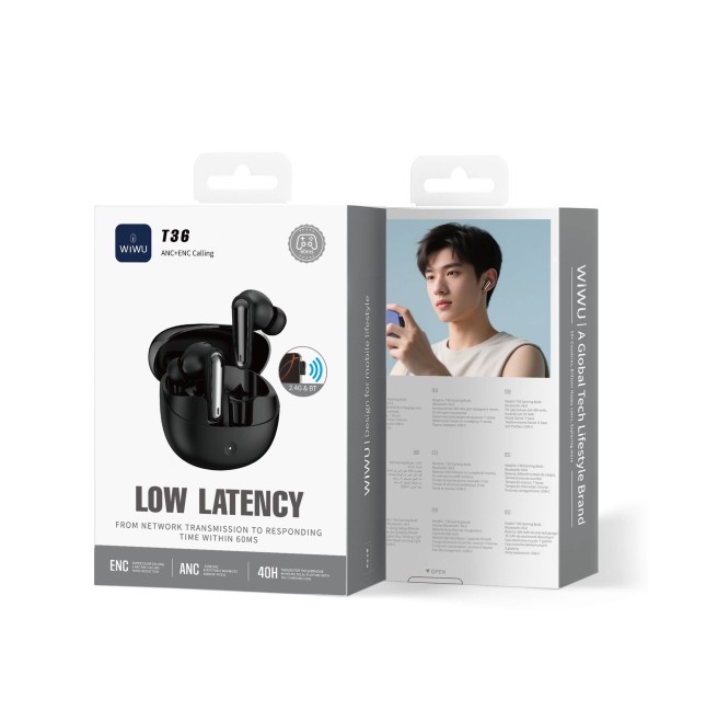 Auriculares GamingBuds T36 Negro