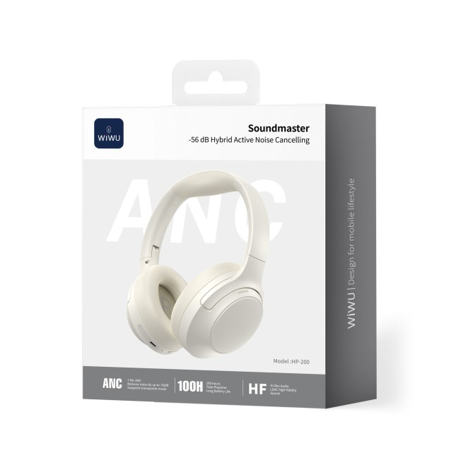 Cascos Soundmaster ANC 100H Blanco