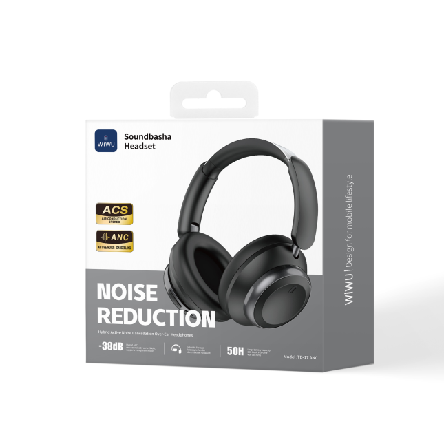 Soundbasha Headset TD-17 ANC Black