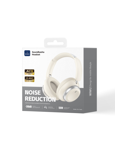 Soundbasha Headset TD-17 ANC Beige
