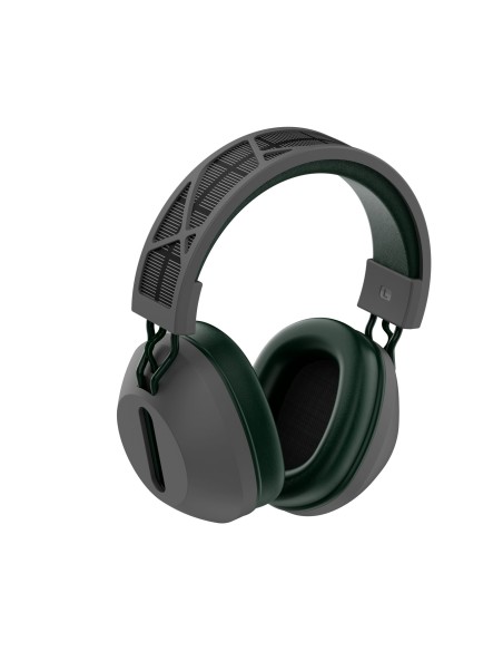 Green+Gray Solar Wireless Headphones