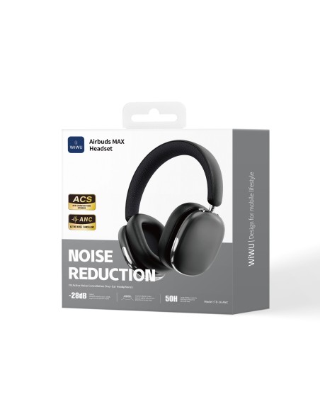 Airbuds MAX Headset Cascos AIR MAX TD-16 Negro