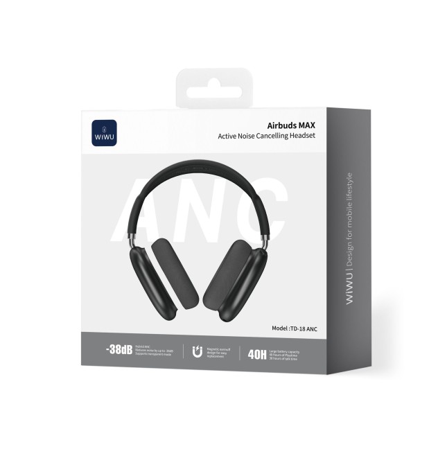 Airbuds MAX Cascos TD-18 Negro