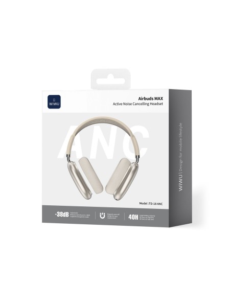 Airbuds MAX Cascos TD-18 Dorado