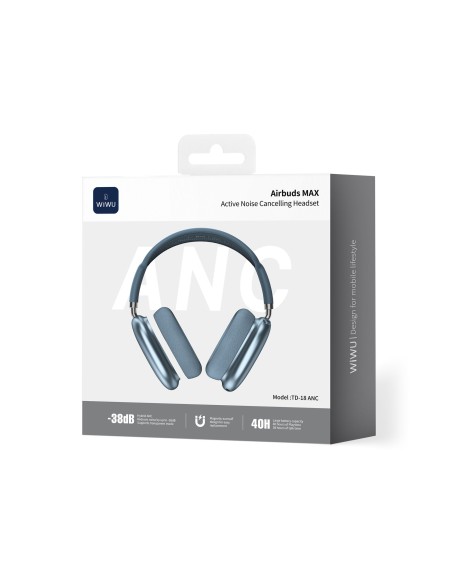 Airbuds MAX Cascos TD-18 Azul
