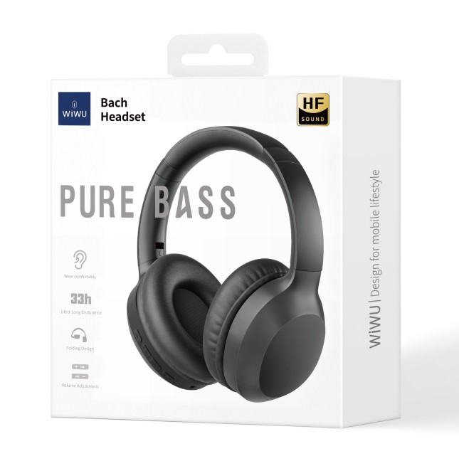 Cascos Inalámbricos Bach TD-01, Negro