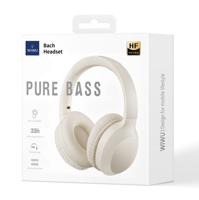 Bach TD-01 White Wireless Headphones
