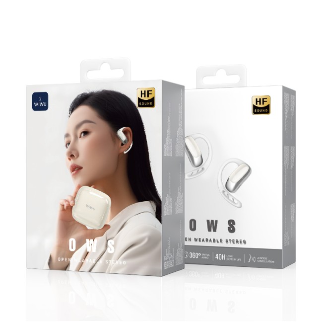 Auriculares OWS O600 ANC 40H con latencia de 56 ms (Blanco)