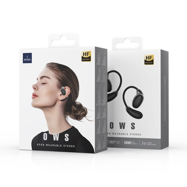 OWS T30 Earbuds with ANC and Hi-Fi Sound (Black)