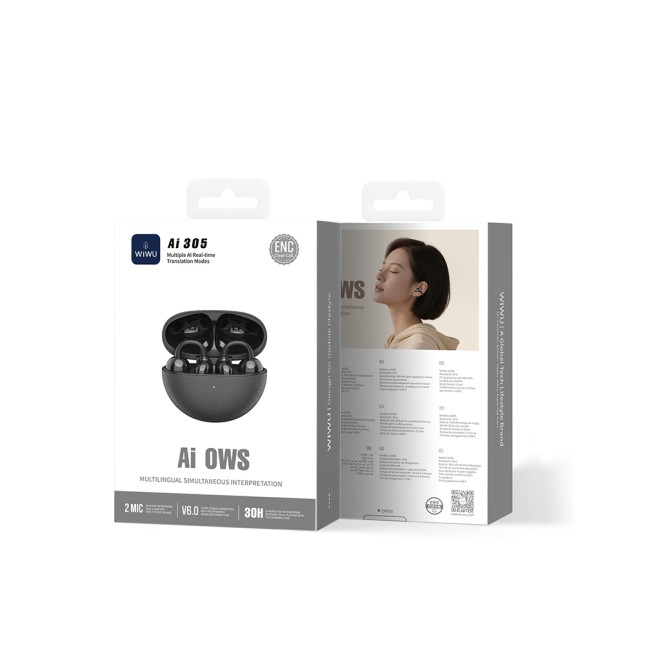 Auriculares OWS Ai305 Negro