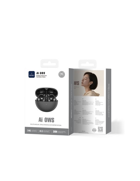 Auriculares OWS Ai305 Negro