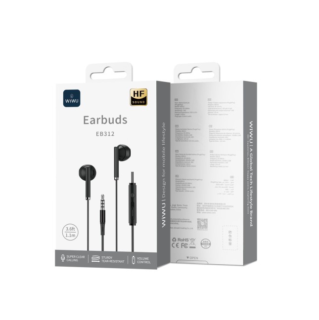 3.5mm Wired Headphones Black